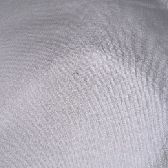 Roundy XL Basic White V-Neck Fitted Baby Doll Short Sleeve Cotton Tee - Picture 12 of 12